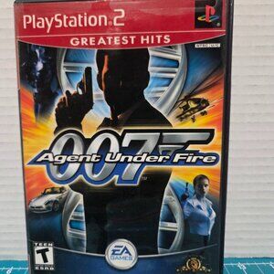 007 Agent Under Fire James Bond Greatest Hits Sony Playstation PS2 CIB Complete